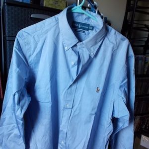 ralph lauren blue dress shirt nwt